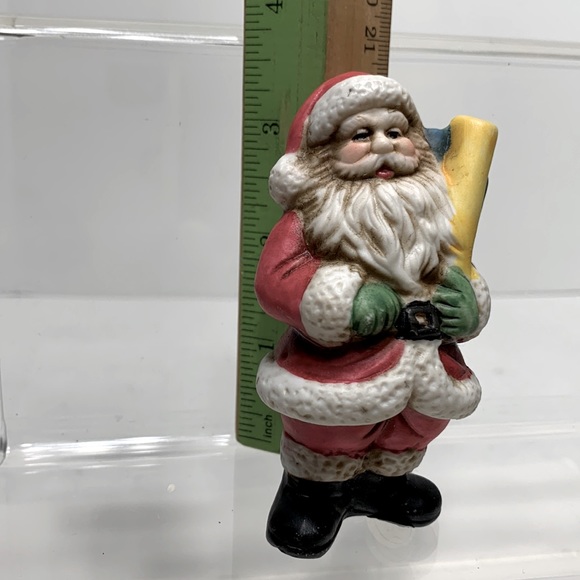 Ceramic Santa figurine vintage 3.25” - Picture 14 of 14